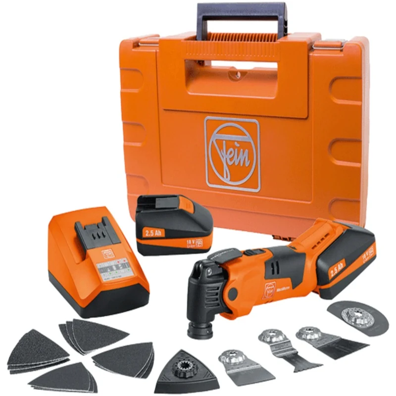 Fein Cordless MultiMaster Tool Q-Start Kit w/ Case AFMM-QSTART-CS