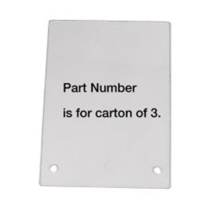 Flexbar Flat Acyrlic Replacement Shields 12 x 16 Carton of 3 - 13123
