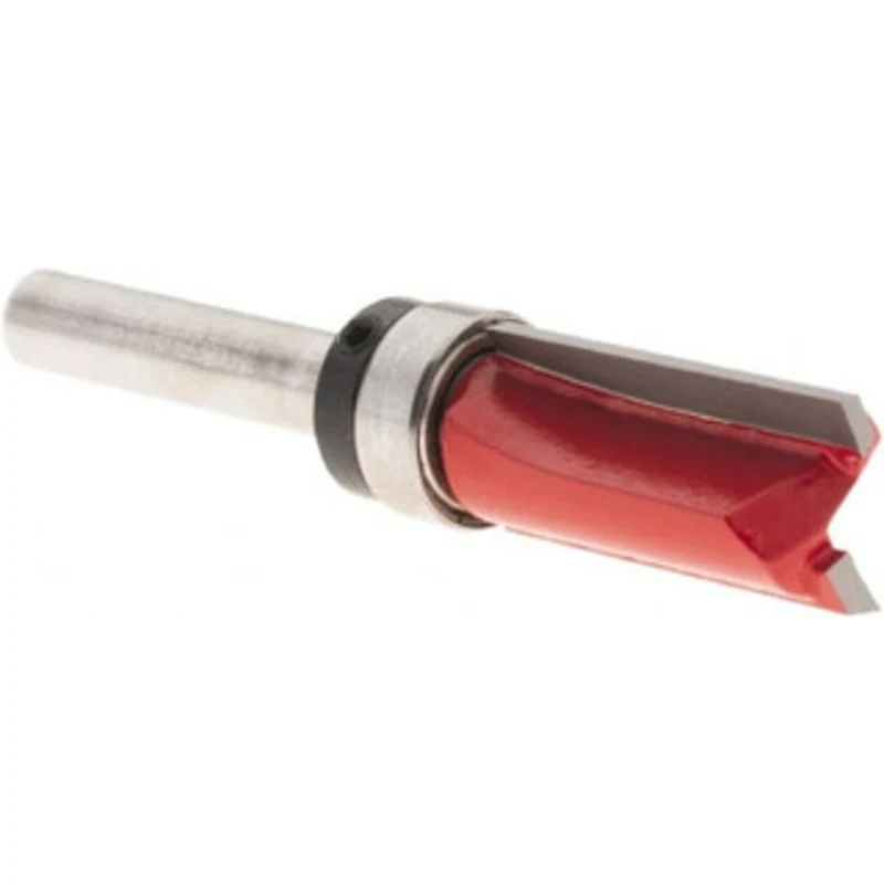 Freud Tools 1/2 Diam, 1 LOC, 10 Flute Carbide-Tipped Edge Profile Flush Trim Router Bit 1/4 Shank Diam, 2-5/8 OAL, Us...