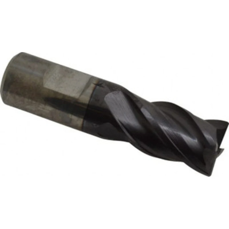 Guhring 3/4, 1 LOC, 3/4 Shank Diam, 3 OAL, 4 Flute, Solid Carbide Square End Mill Single End, FIREX Finish, Spiral Fl...