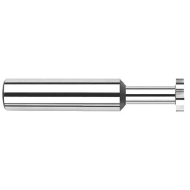 Harvey Tool 1/2 Cut Diam, 1/32 Cut Width, 1/2 Shank, Straight-Tooth Woodruff Keyseat Cutter Solid Carbide, Uncoated, ...