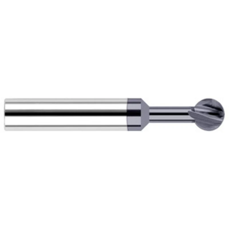 Harvey Tool 1/8 Diam 300 Wrap Angle 0.116 LOC 4-Flute AlTiN Finish Undercut End Mill 1/8 Shank Diam, 1-1/2 OAL, 1/16 ...