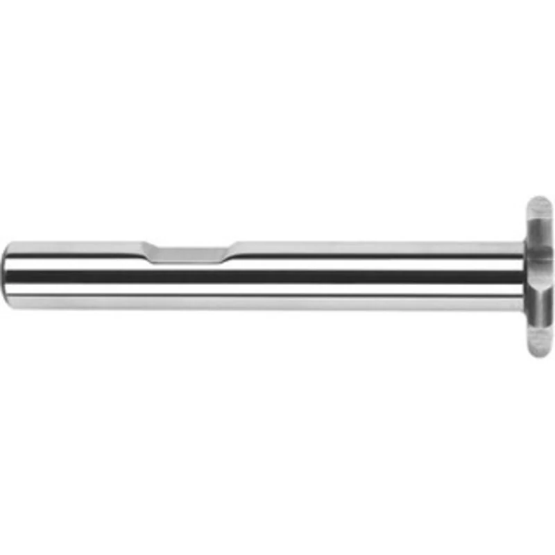 Harvey Tool 3/4 Cut Diam, 1/16 Cut Width, 1/2 Shank, Straight-Tooth Woodruff Keyseat Cutter Brazed Solid Carbide, Unc...