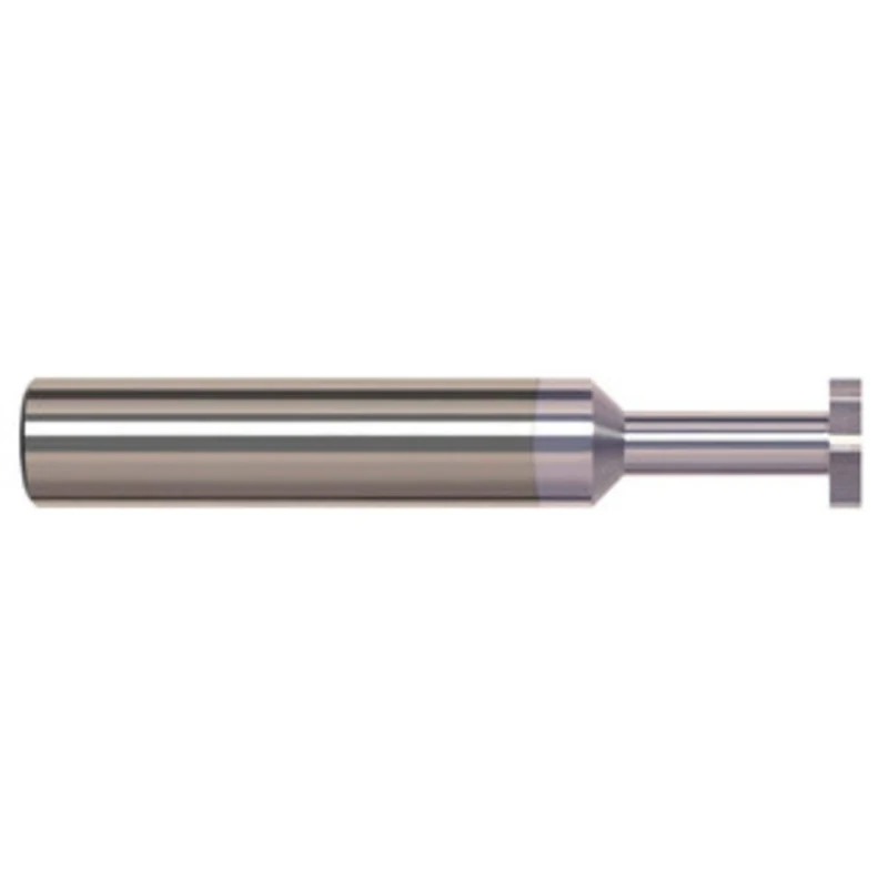 Harvey Tool 5/8 Cut Diam, 5/64 Cut Width, 5/8 Shank, Straight-Tooth Woodruff Keyseat Cutter Solid Carbide, TiB2 Finis...
