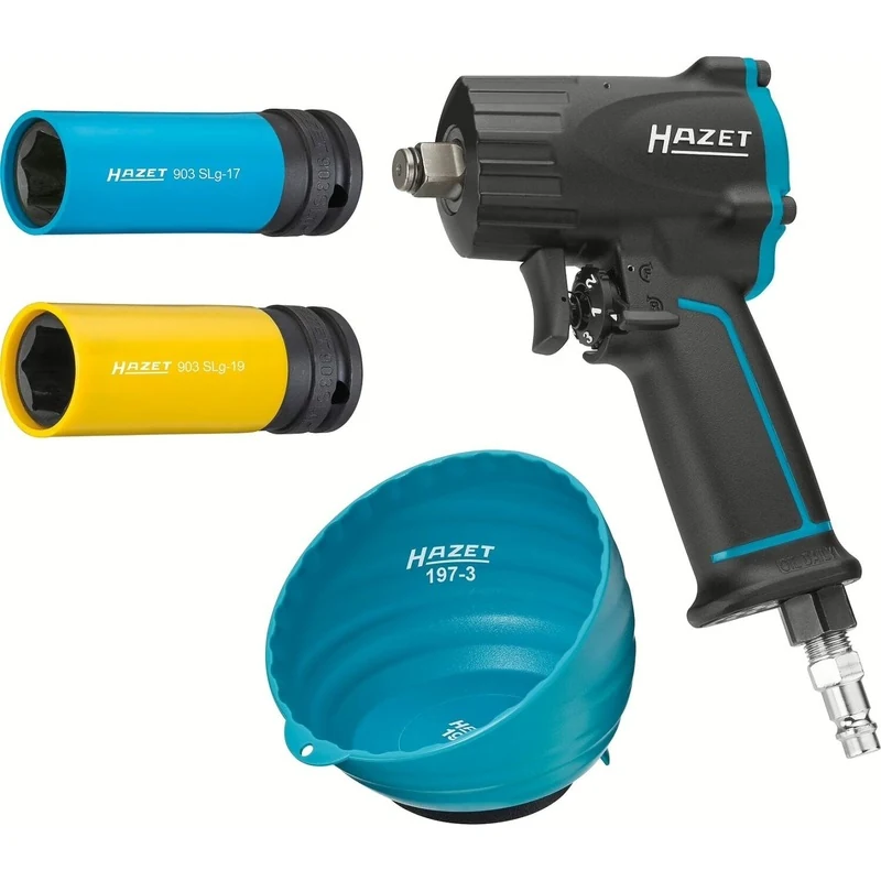 Hazet 9012M/4 1/2 inch (12.5 mm) Square Solid Impact Wrench set 1100 Nm