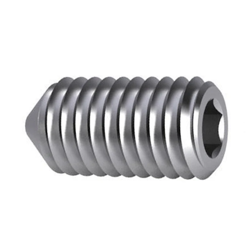 Hexagon Socket Set Screw M10 - Cone Point - DIN 914