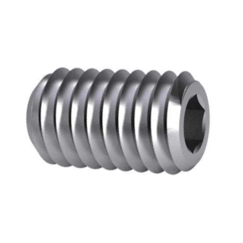 Hexagon Socket Set Screw M4 - Flat End - DIN 913