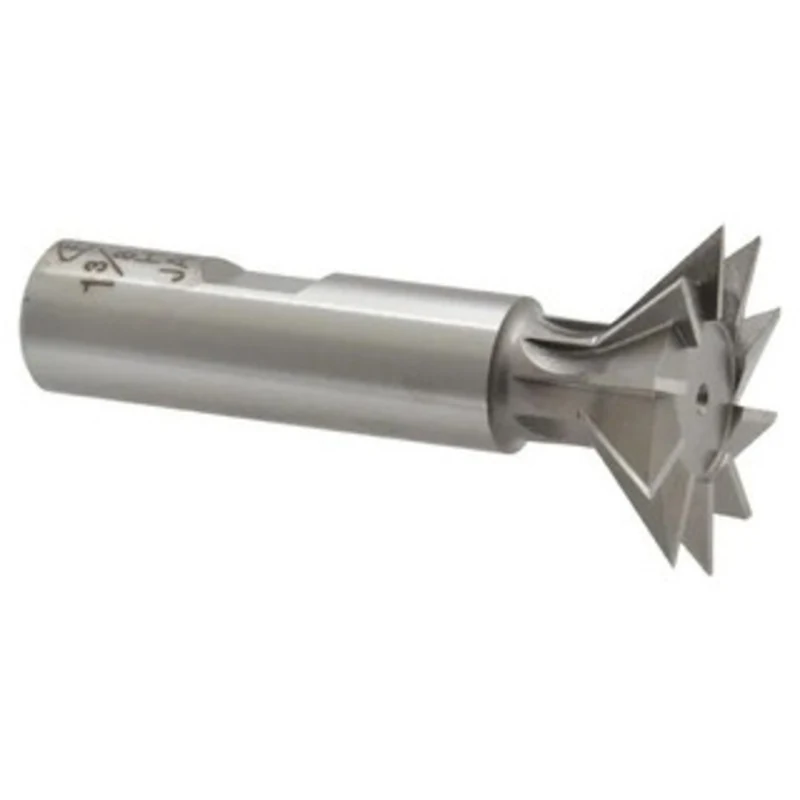 Interstate HSS 45 Dovetail Cutter, 1-3/8 cut dia, 5/8 shank dia - 43-141-1
