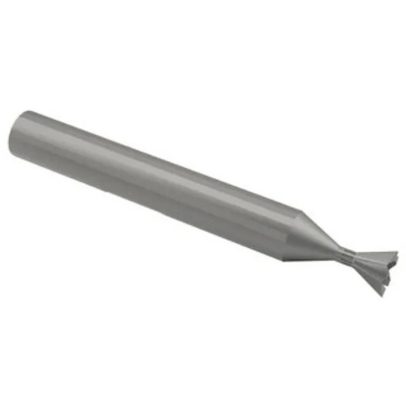 Interstate HSS 45 Dovetail Cutter, 3/8 cut dia, 3/8 shank dia - 43-138-7