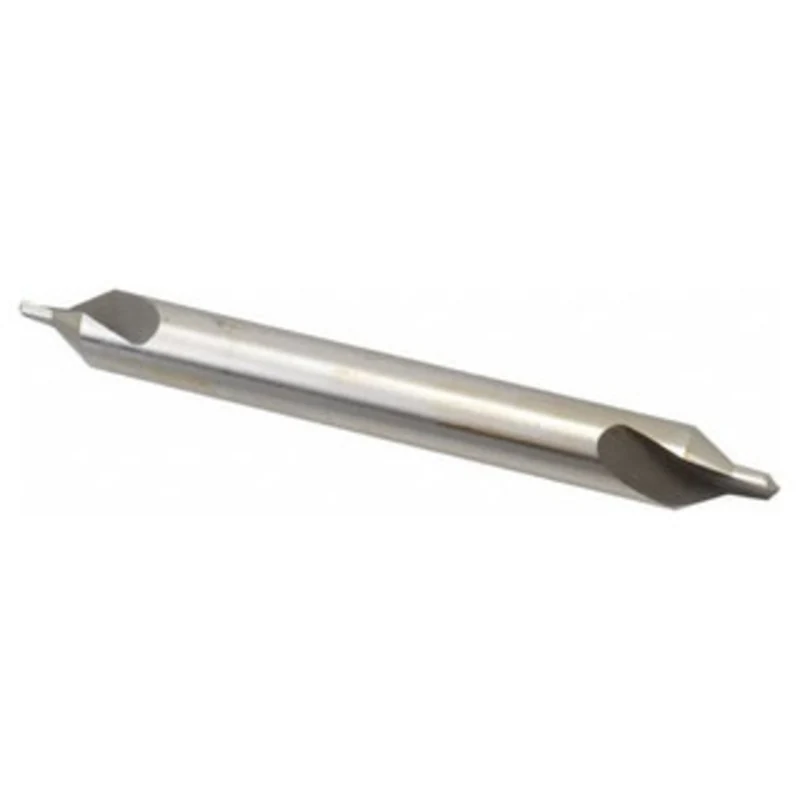 Interstate HSS 60 Combined Drill & Countersink, Long Plain Type, Size #7, 6 Overall Length - 43-265-8