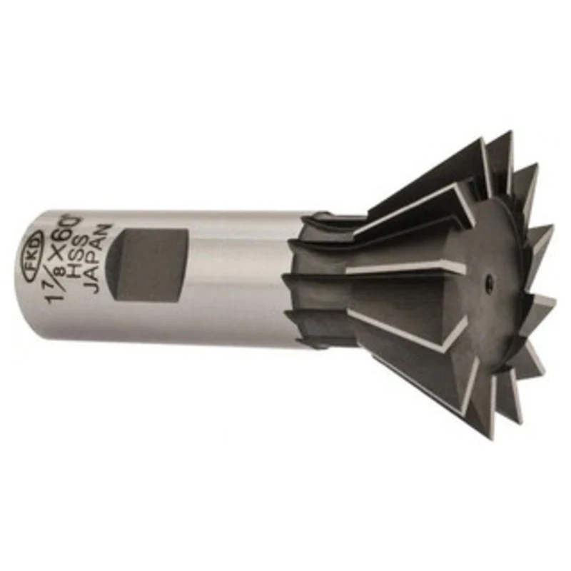 Interstate HSS 60 Dovetail Cutter, 1-7/8 cut dia, 7/8 shank dia - 43-148-6