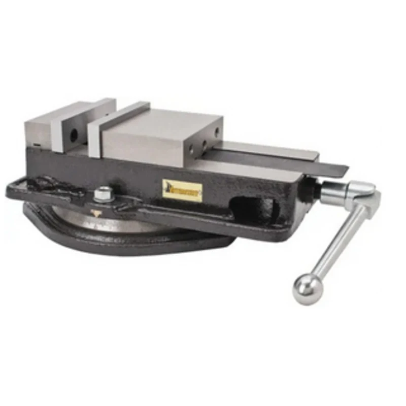 Interstate Precision Milling Machine Vise, 6 Jaw Width, 7-1/2 Jaw Opening Capacity, Horizontal Swivel Machine Vise - ...