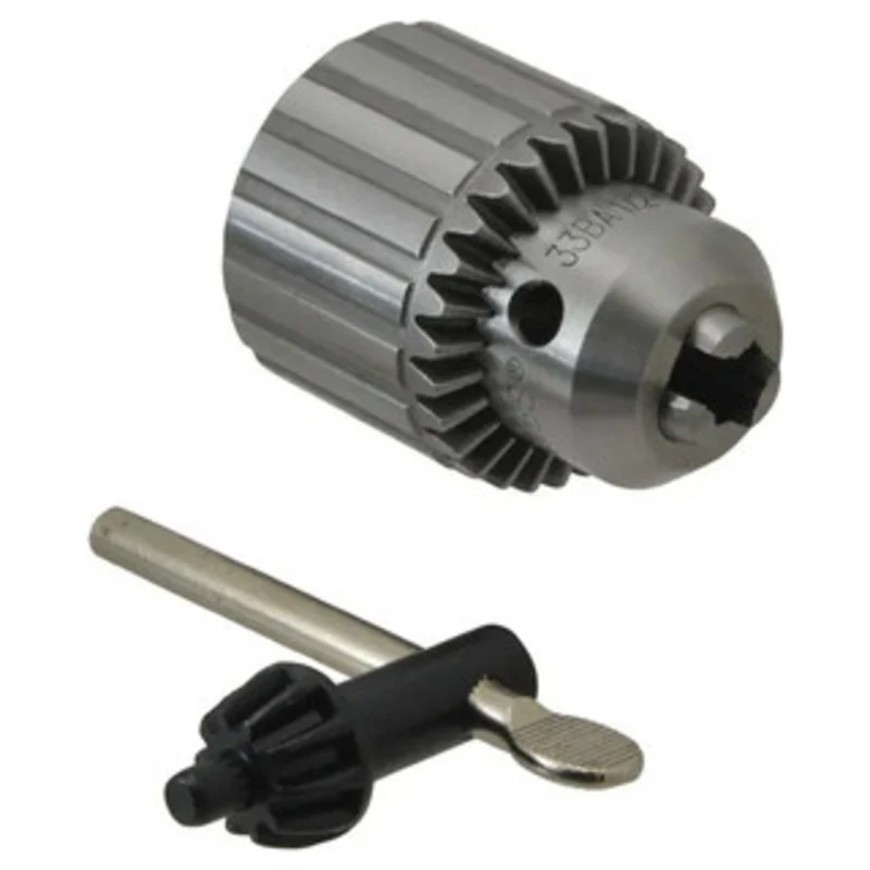 Jacobs Plain Bearing Keyed Drill Chuck, 1/2-20 Mount, K32 Key, 0.08 - 1/2 Range - 71-748-8