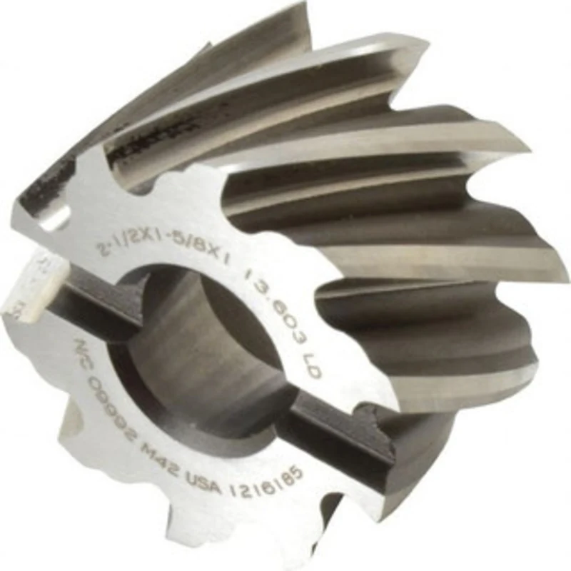 KEO 2-1/2 10-Flute Cobalt Finisher Shell End Mill Uncoated, 1 Arbor Hole, 1-5/8 LOC, Right Hand Cut, Right Hand Spira...