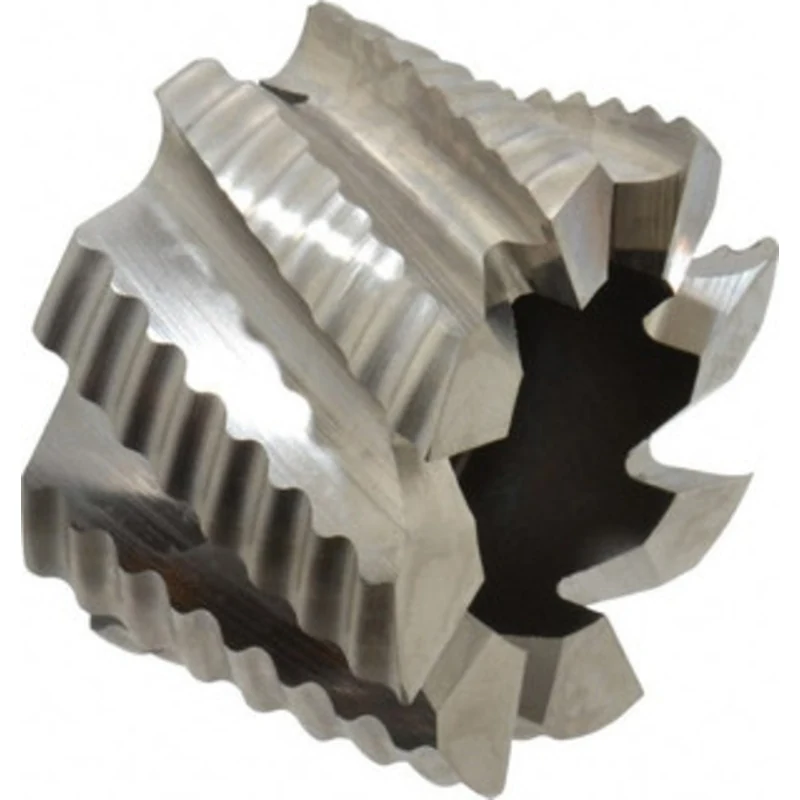 KEO 2-1/2 8-Flute Cobalt Rougher Shell End Mill Uncoated, 1 Arbor Hole, 1-5/8 LOC, Right Hand Cut, Right Hand Spiral ...
