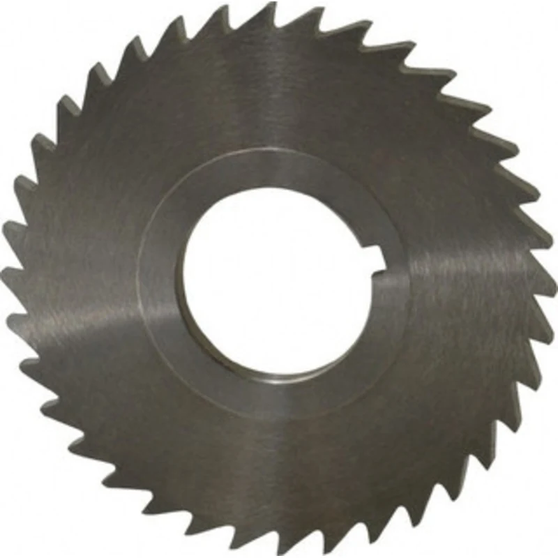 KEO 2-1/2 x 1/8, 7/8 Arbor, 36-Tooth High Speed Steel Slitting & Slotting Saw Uncoated, RH Cut, Straight Teeth, Conca...