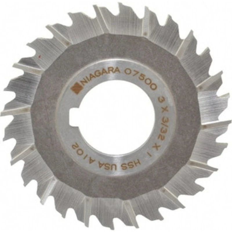 KEO 3 Diam x 3/32 Thick Staggered Tooth Side Chip Saw 1 Arbor Hole Diam, High Speed Steel, Uncoated, 28 Teeth 07500 -...