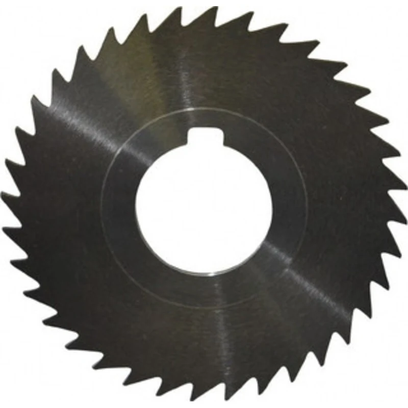 KEO 3 x 1/16, 1 Arbor, 36-Tooth High Speed Steel Slitting & Slotting Saw Uncoated, RH Cut, Straight Teeth, Concave Gr...