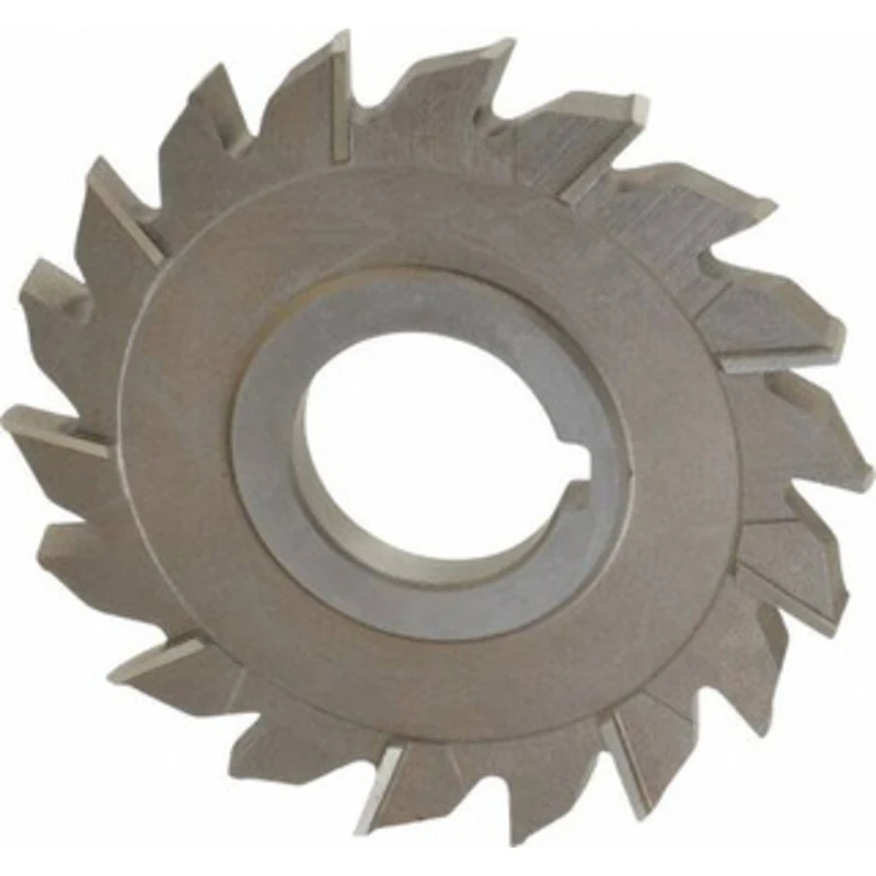 KEO 4 Diam x 5/16 Face Width Staggered Tooth Side Milling Cutter 1-1/4 Arbor Hole, High Speed Steel, Uncoated, 18 Tee...