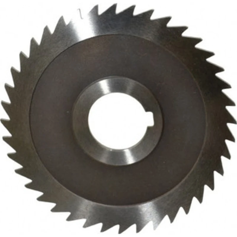 KEO 4 x 3/32, 1 Arbor, 40-Tooth High Speed Steel Slitting & Slotting Saw Uncoated, RH Cut, Straight Teeth, Concave Gr...