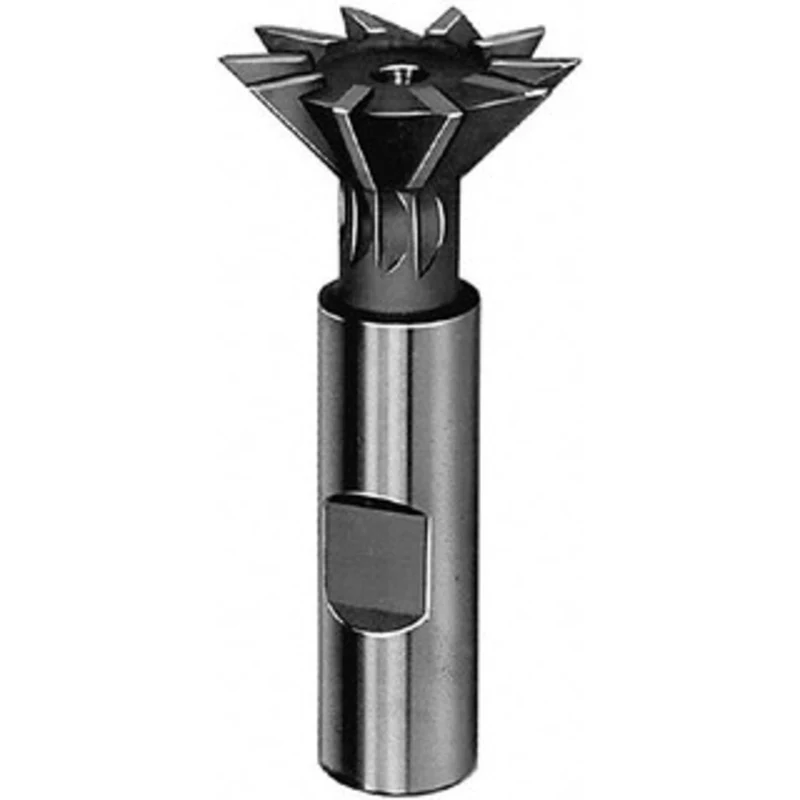 KEO 45 1-3/8 Cut Diam, 3/8 Cut Width, Cobalt Dovetail Cutter Uncoated, 5/8 Shank Diam, 2-1/2 Shank Length, 2-7/8 OAL,...