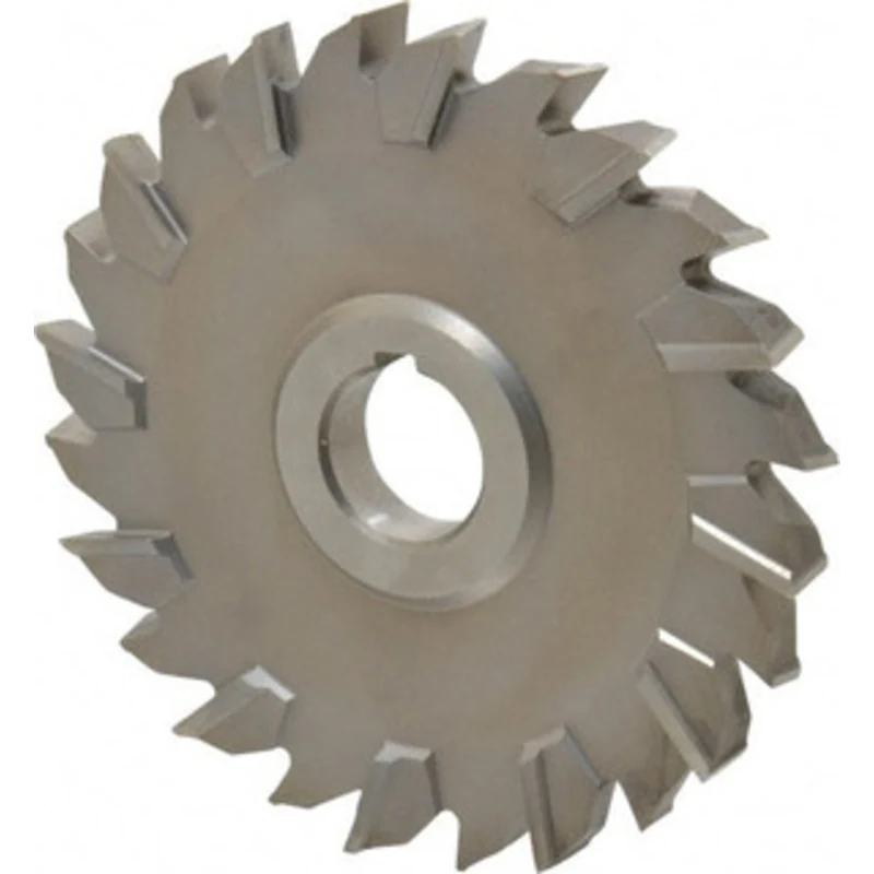 KEO 5 Diam x 1/2 Face Width Staggered Tooth Side Milling Cutter 1 Arbor Hole, High Speed Steel, Uncoated, 24 Teeth 01...