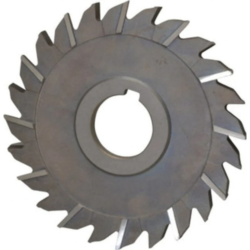 KEO 5 Diam x 1/4 Face Width Staggered Tooth Side Milling Cutter 1-1/4 Arbor Hole, High Speed Steel, Uncoated, 24 Teet...