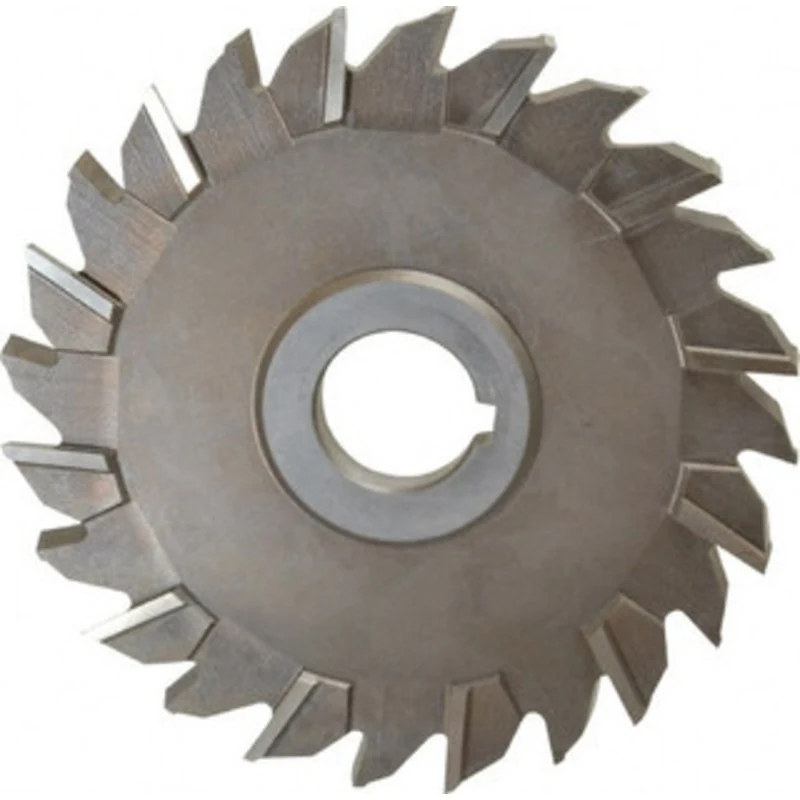 KEO 5 Diam x 3/8 Face Width Staggered Tooth Side Milling Cutter 1 Arbor Hole, High Speed Steel, Uncoated, 24 Teeth 01...