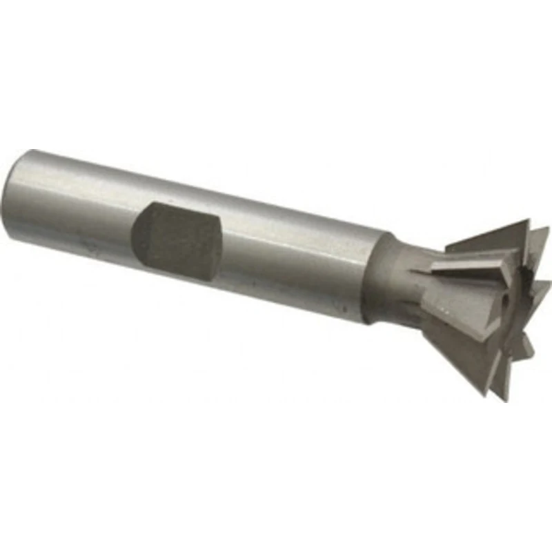 KEO 60 3/4 Cut Diam, 5/16 Cut Width, Cobalt Dovetail Cutter Uncoated, 3/8 Shank Diam, 2-1/8 OAL, 8 Teeth, Weldon Flat...