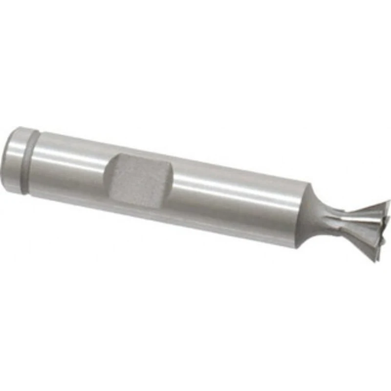 KEO 60 3/8 Cut Diam, 3/16 Cut Width, Cobalt Dovetail Cutter Uncoated, 3/8 Shank Diam, 2-1/8 OAL, 8 Teeth, Weldon Flat...