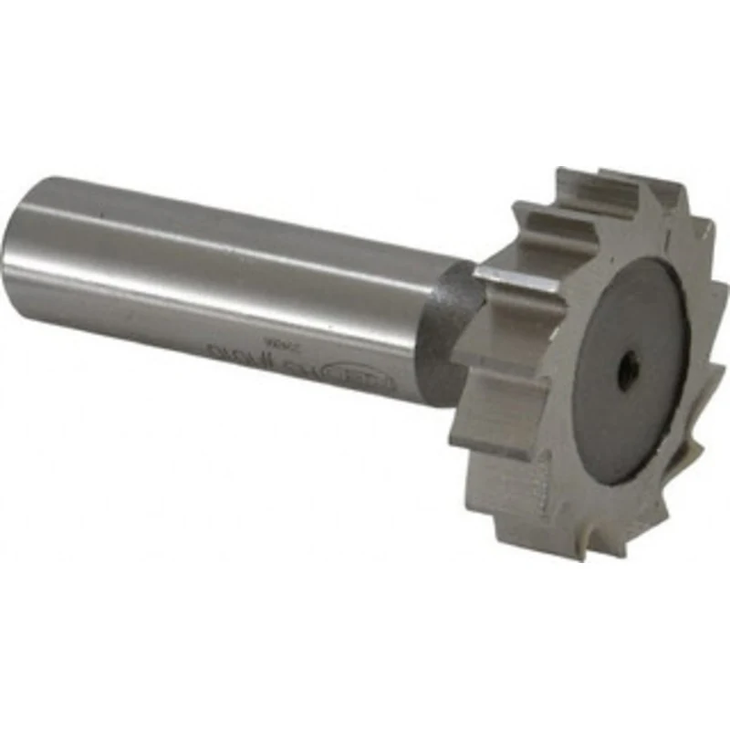 KEO ANSI 1010 (Old Std # D) 1-1/4 Cut Diam, 5/16 Cut Width, 1/2 Shank, Straight-Tooth Woodruff Keyseat Cutter High Sp...