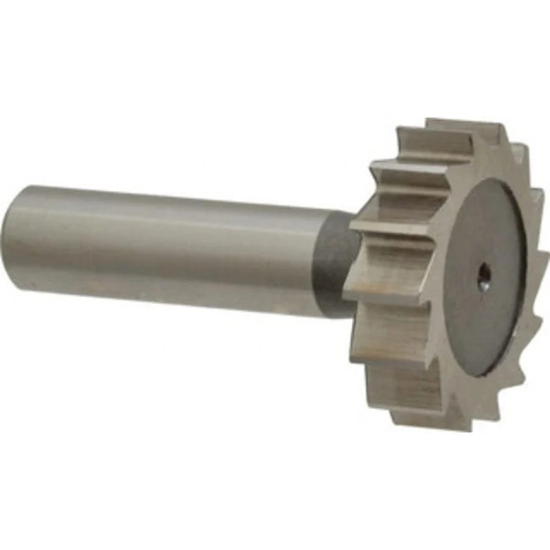 KEO ANSI 1211 (Old Std # F) 1-3/8 Cut Diam, 3/8 Cut Width, 1/2 Shank, Straight-Tooth Woodruff Keyseat Cutter High Spe...