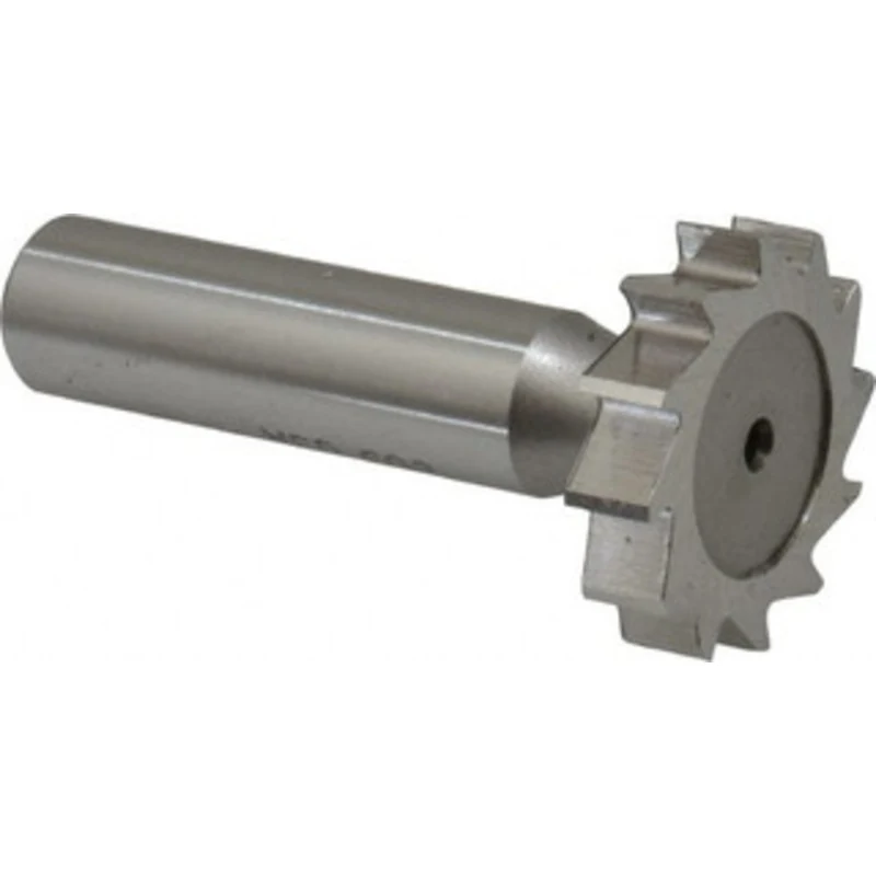 KEO ANSI 809 (Old Std # 18) 1-1/8 Cut Diam, 1/4 Cut Width, 1/2 Shank, Straight-Tooth Woodruff Keyseat Cutter High Spe...