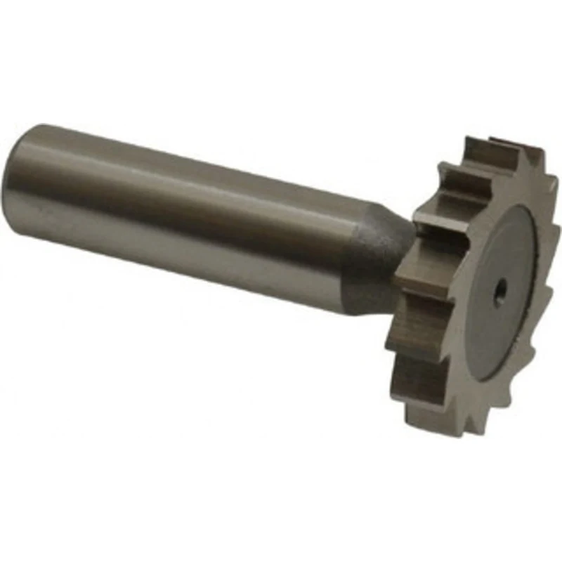 KEO ANSI 810 (Old Std # 21) 1-1/4 Cut Diam, 1/4 Cut Width, 1/2 Shank, Straight-Tooth Woodruff Keyseat Cutter High Spe...