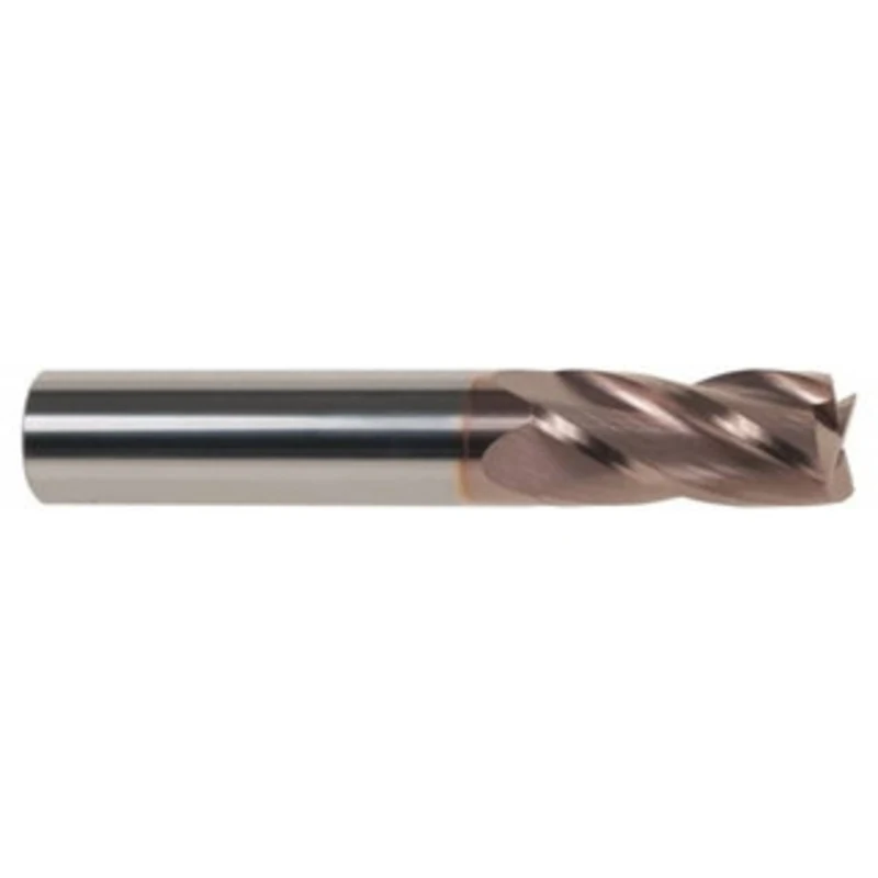 KYOCERA SGS 1, 1-1/2 LOC, 1 Shank Diam, 4 OAL, 4 Flute, Solid Carbide Square End Mill Single End, TiCN Finish, Spiral...
