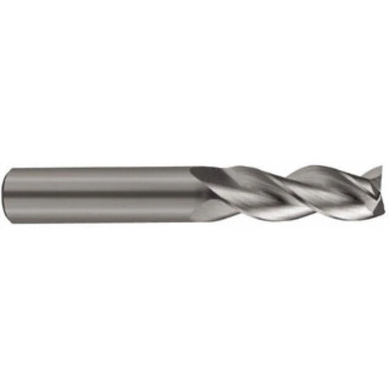 KYOCERA SGS 1, 1-1/4 LOC, 1 Shank Diam, 4 OAL, 3 Flute, Solid Carbide Square End Mill Single End, Uncoated, Spiral Fl...