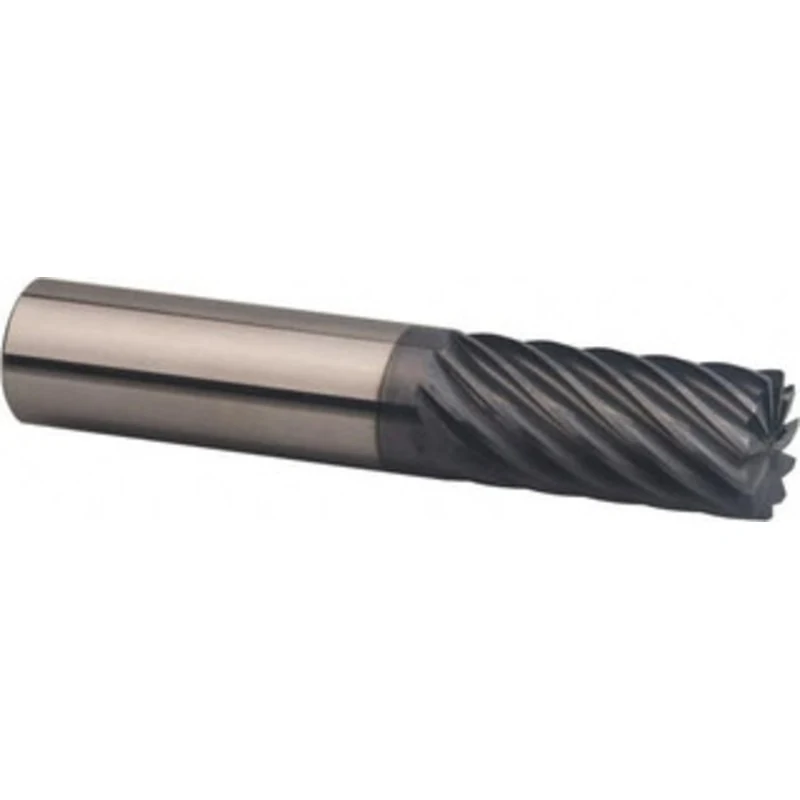 KYOCERA SGS 1, 2 LOC, 1 Shank Diam, 6 OAL, 11 Flute, Solid Carbide Square End Mill Single End, AlTiN Finish, Spiral F...