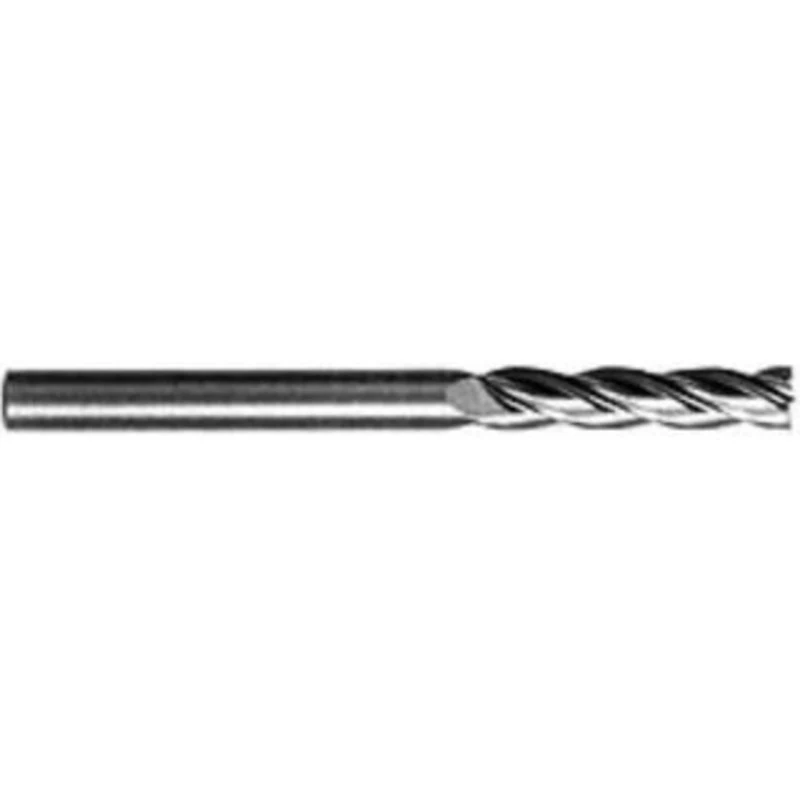 KYOCERA SGS 1, 2-1/4 LOC, 1 Shank Diam, 5 OAL, 4 Flute, Solid Carbide Square End Mill Single End, Uncoated, Spiral Fl...