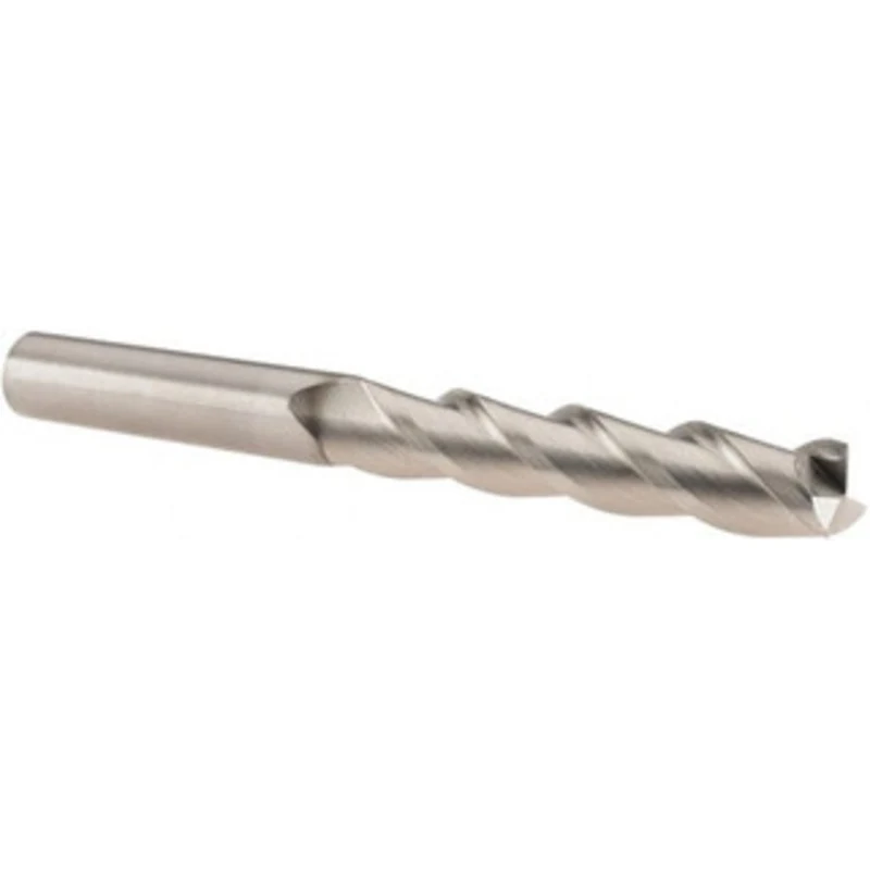 KYOCERA SGS 1/2, 2-1/2 LOC, 1/2 Shank Diam, 5 OAL, 3 Flute, Solid Carbide Square End Mill Single End, TiB2 Finish, Sp...