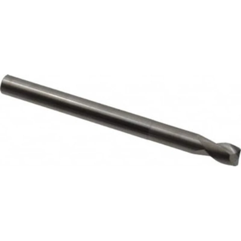 KYOCERA SGS 1/2, 5/8 LOC, 1/2 Shank Diam, 6 OAL, 2 Flute, Solid Carbide Square End Mill Single End, Uncoated, Spiral ...