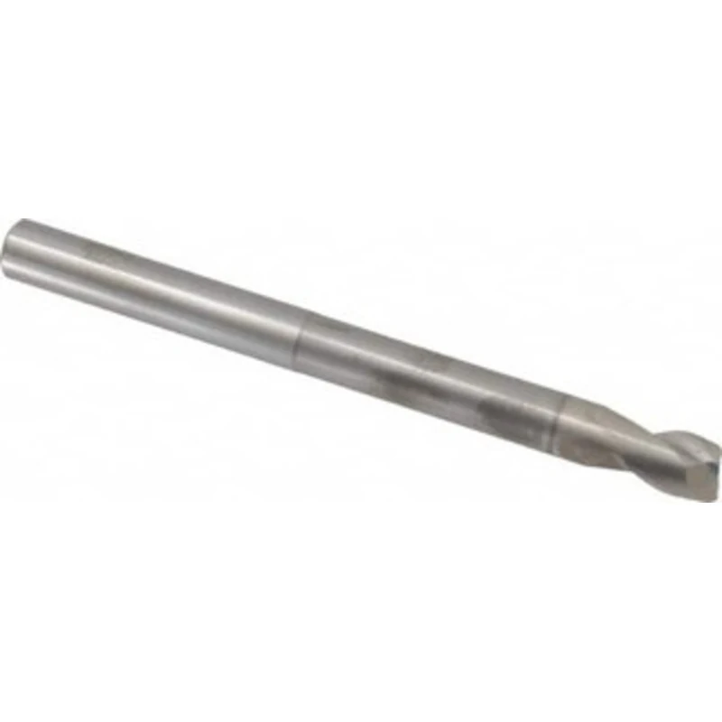 KYOCERA SGS 1/2, 5/8 LOC, 1/2 Shank Diam, 6 OAL, 2 Flute, Solid Carbide Square End Mill Single End, TiB2 Finish, Spir...
