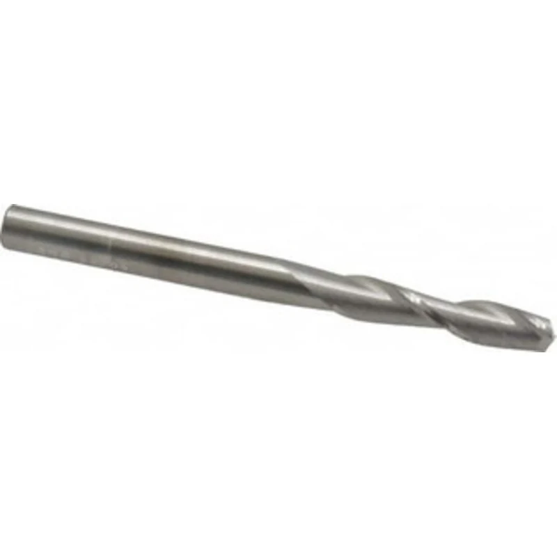 KYOCERA SGS 1/4, 1-1/8 LOC, 1/4 Shank Diam, 3 OAL, 2 Flute, Solid Carbide Square End Mill Single End, Uncoated, Spira...