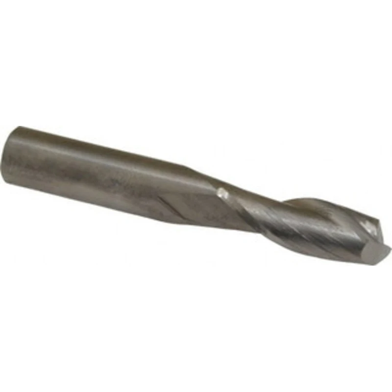 KYOCERA SGS 23/64, 1 LOC, 3/8 Shank Diam, 2-1/2 OAL, 2 Flute, Solid Carbide Square End Mill Single End, Uncoated, Spi...