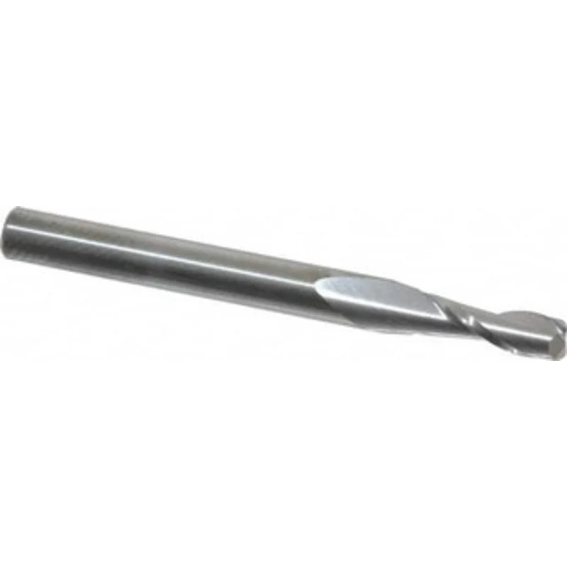 KYOCERA SGS 5/32, 1/2 LOC, 3/16 Shank Diam, 2 OAL, 2 Flute, Solid Carbide Square End Mill Single End, Uncoated, Spira...