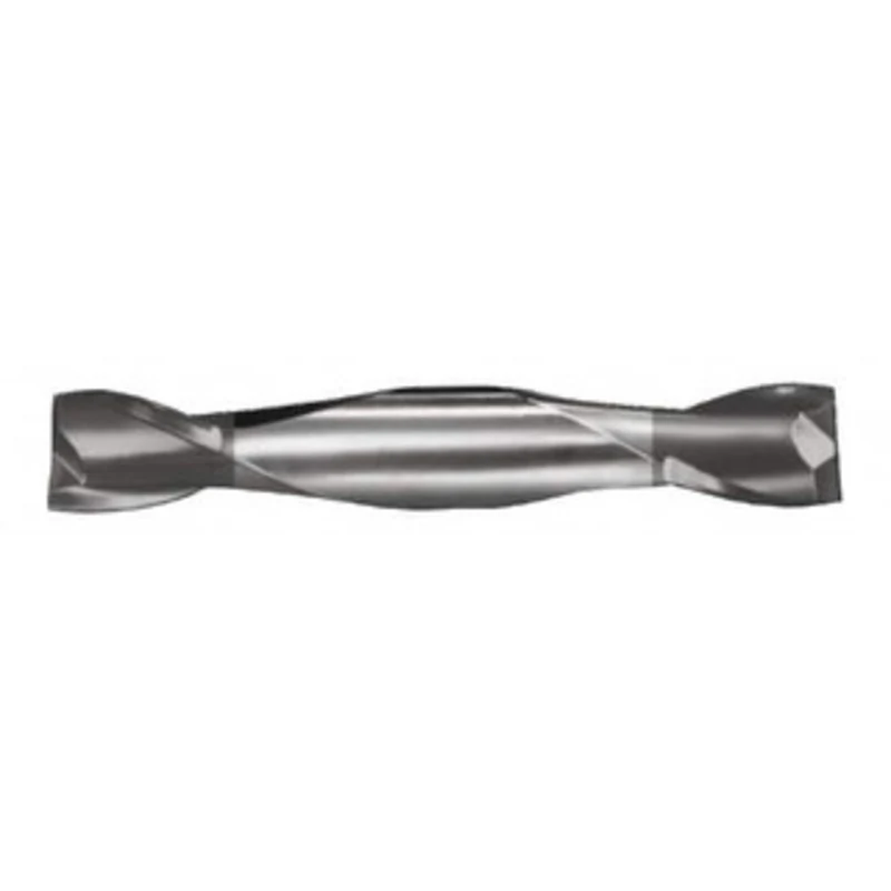 KYOCERA SGS 5/32, 5/16 LOC, 3/16 Shank Diam, 2 OAL, 2 Flute, Solid Carbide Square End Mill Double End, AlTiN Finish, ...