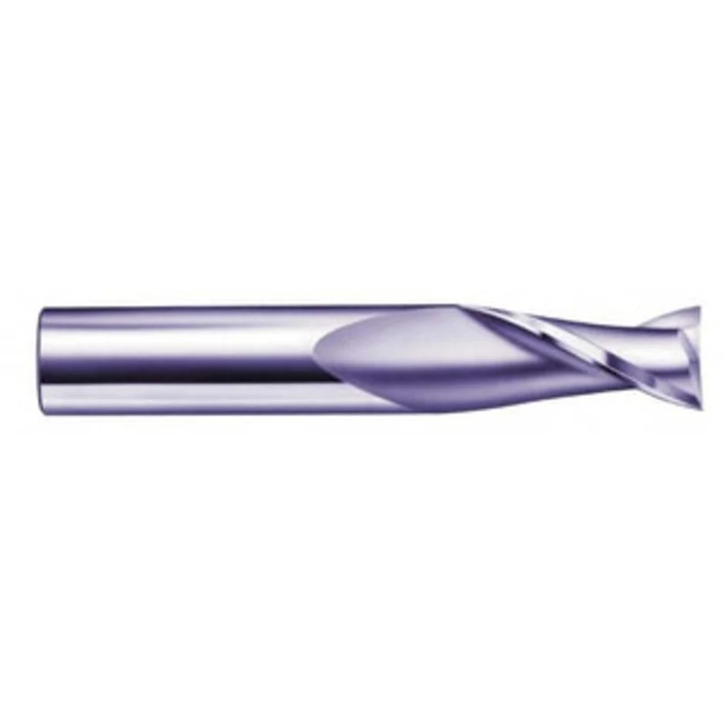 KYOCERA SGS 9/16, 1-1/8 LOC, 9/16 Shank Diam, 3-1/2 OAL, 2 Flute, Solid Carbide Square End Mill Single End, Uncoated,...