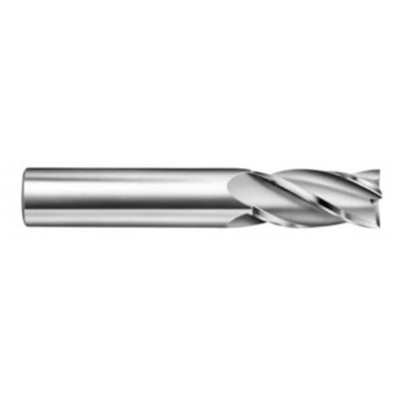 KYOCERA SGS 9/16, 1-1/8 LOC, 9/16 Shank Diam, 3-1/2 OAL, 4 Flute, Solid Carbide Square End Mill Single End, Uncoated,...