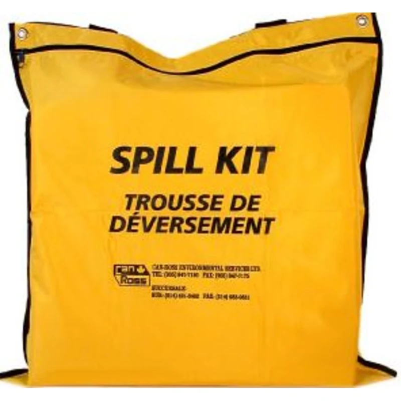 Kit de dversement - Can-Ross Environmental Services - SAC KIT DE DVERSEMENT D'URGENCE, R9005713