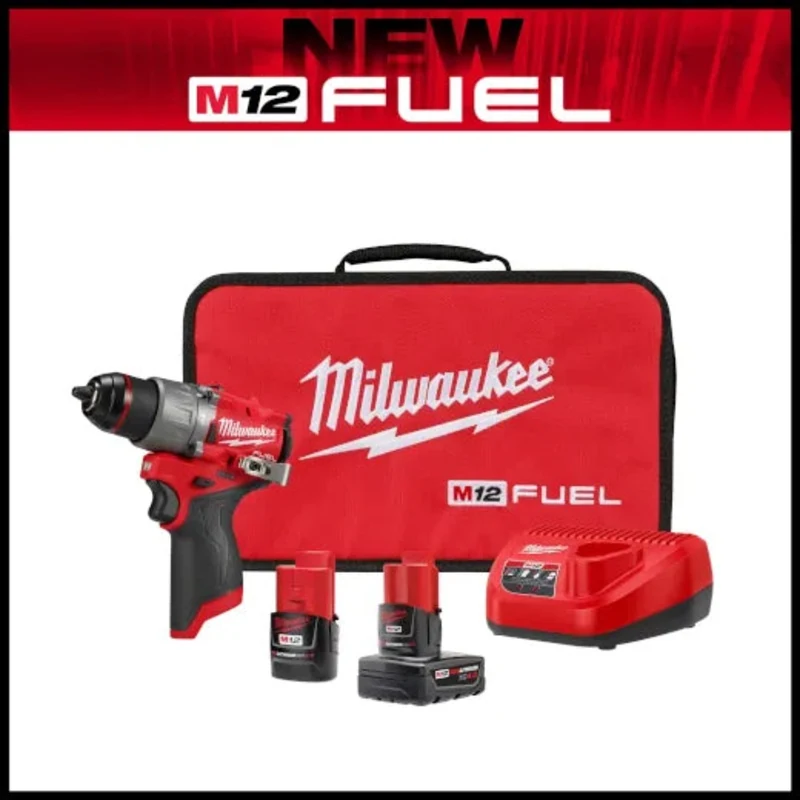 Kit de perceuse/visseuse percussion - Kit de perceuse/visseuse percussion Milwaukee M12 FUEL 1/2