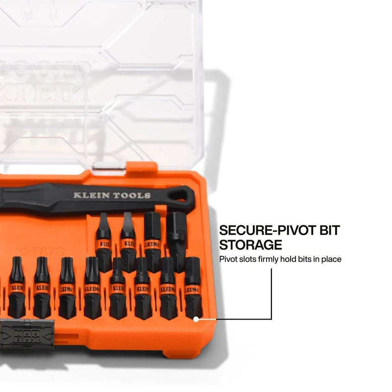 Klein Tools 32787S Proflex Micro Ratchet Impact Bit Set, 20 Pc.